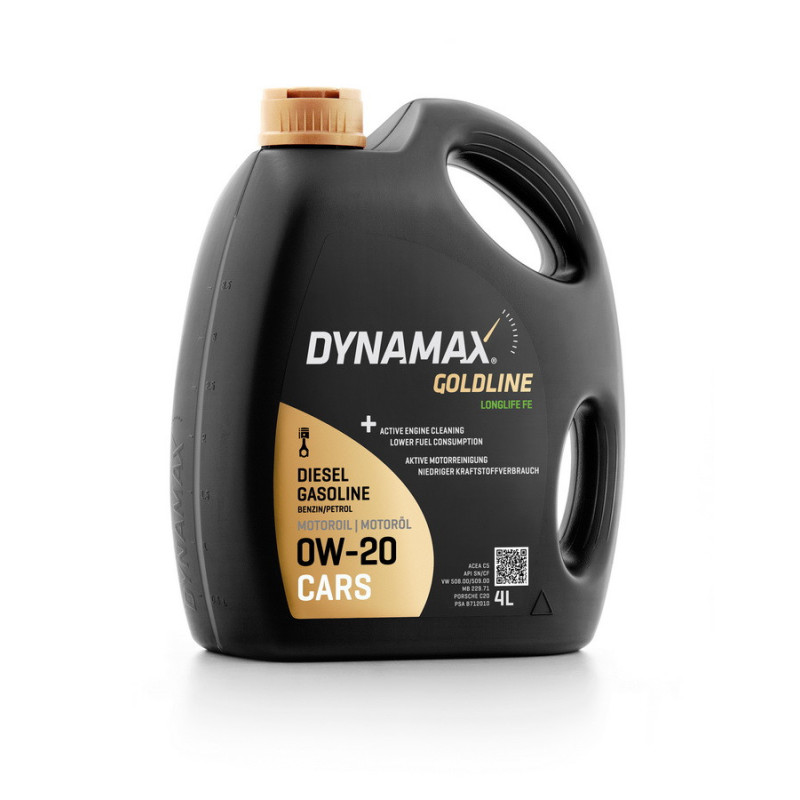 DYNAMAX GOLDLINE LONGLIFE FE 0W-20 4L 