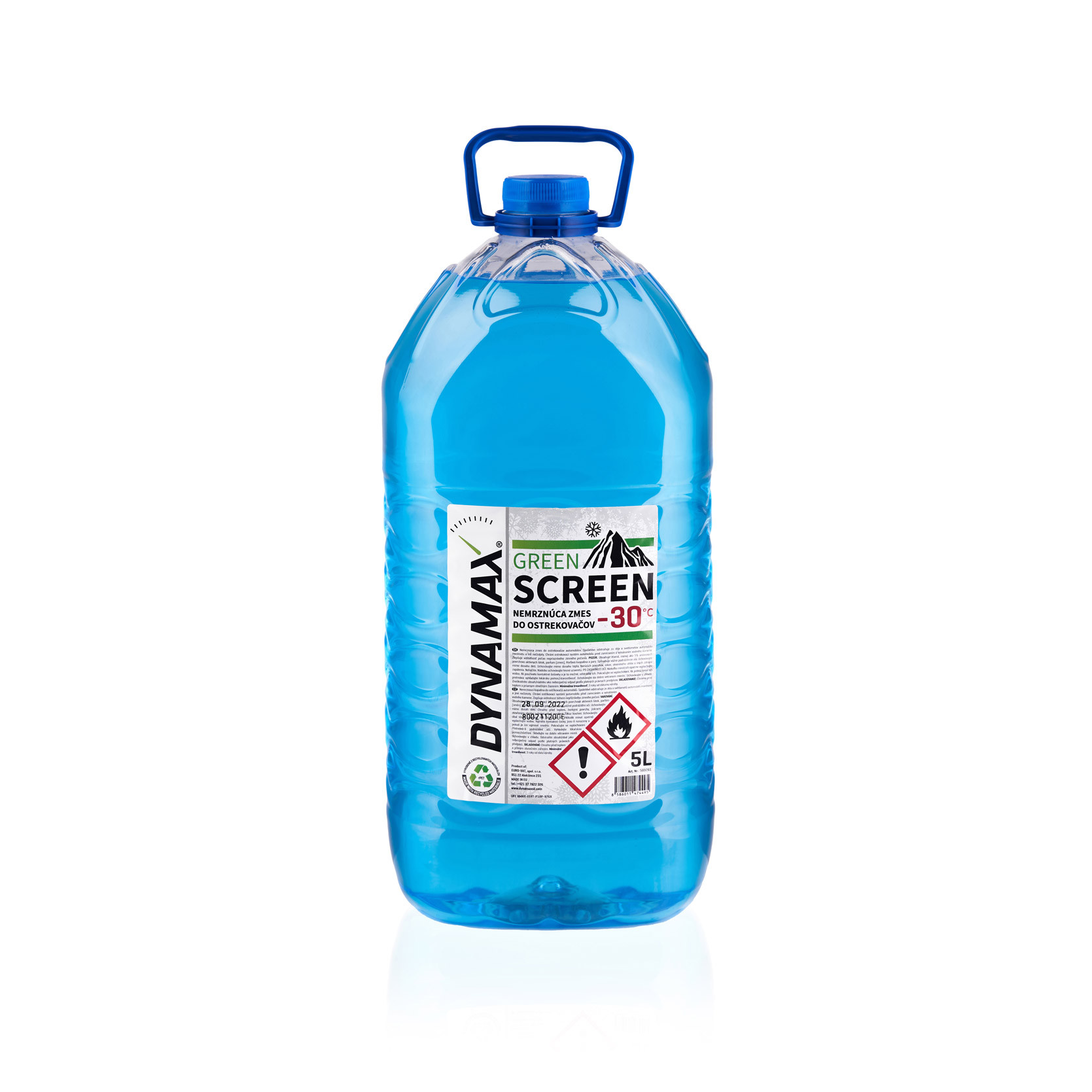 DYNAMAX SCREENWASH GREEN -30°C PET 5L